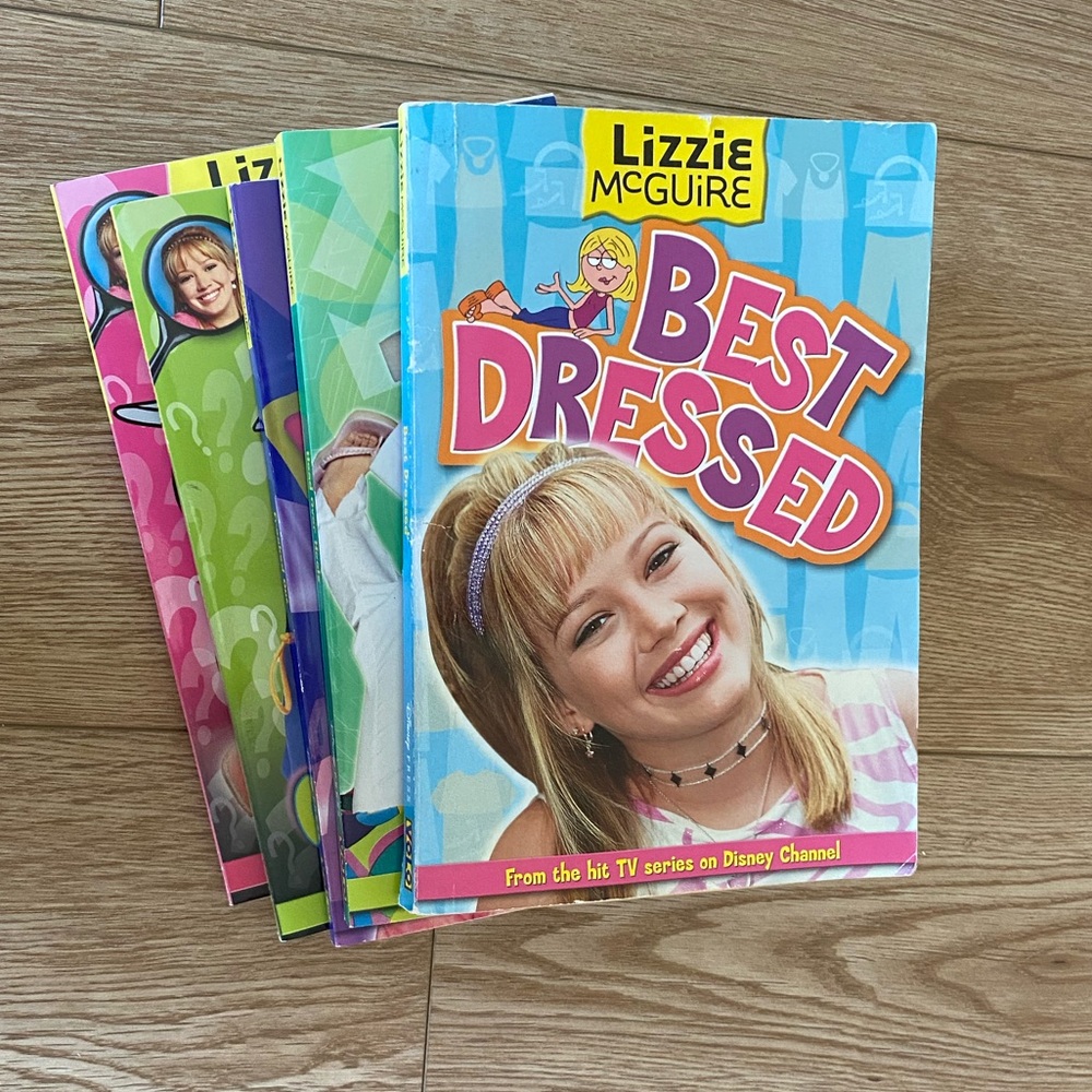 Disney Lizzie McGuire Colorful Books (5)